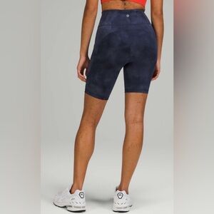 NWOT NEW Lululemon Invigorate High-Rise Short 8" Diamond Dye Shade Naval Blue